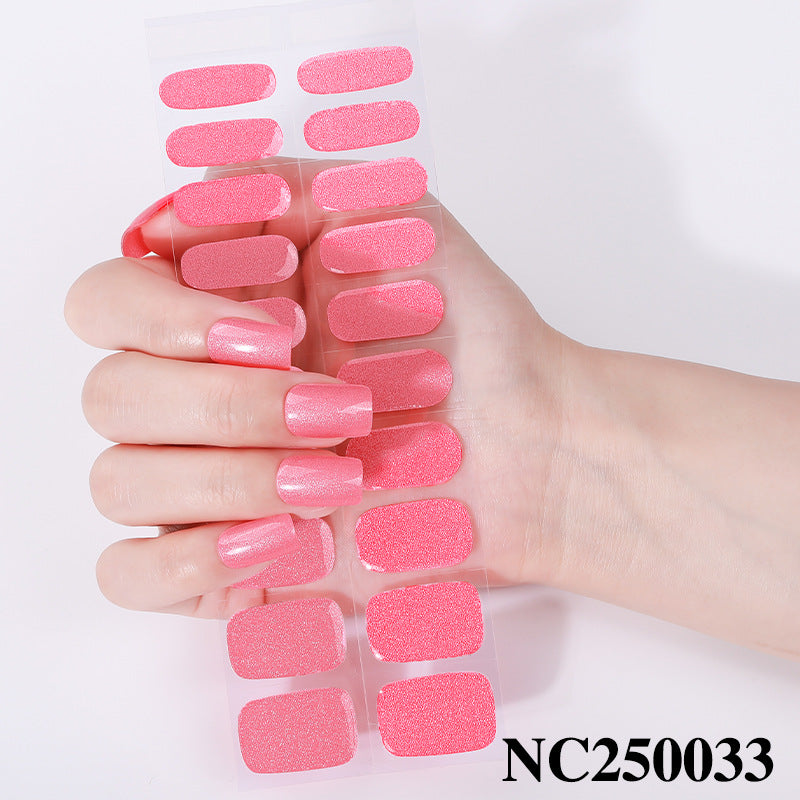 Elegante Glitzer Nagelwickel