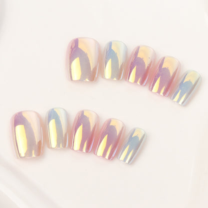 Premium irisierende Press-On-Nagelspitzen Brehn