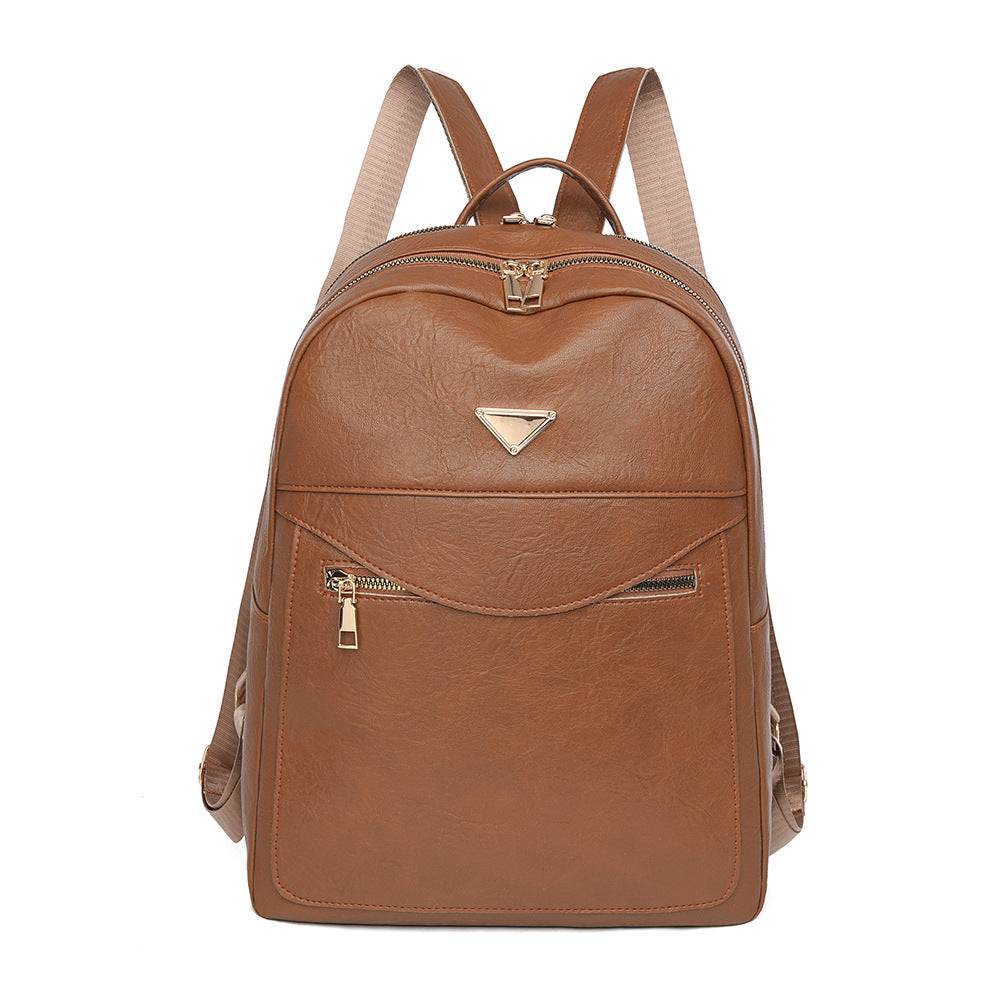 Elegante Faux Leder Rucksack Brehn