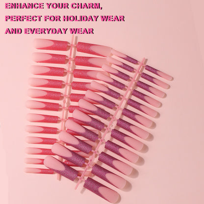 Glitter Ombre Press-On Nail Set Brehn