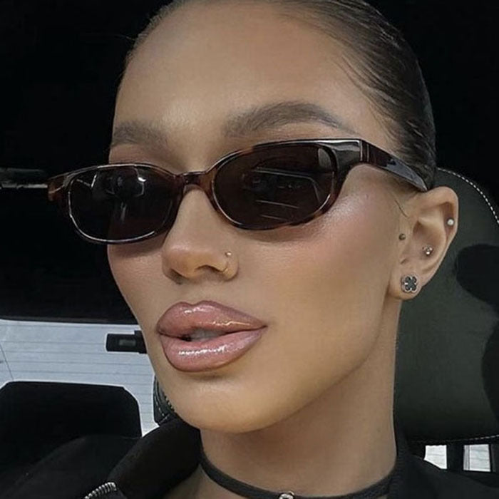 Damen modische Cat-Eye Sonnenbrille mit UV-Schutz und leichtem Rahmen Brehn