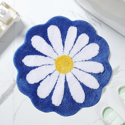 Florale Form Badmatte