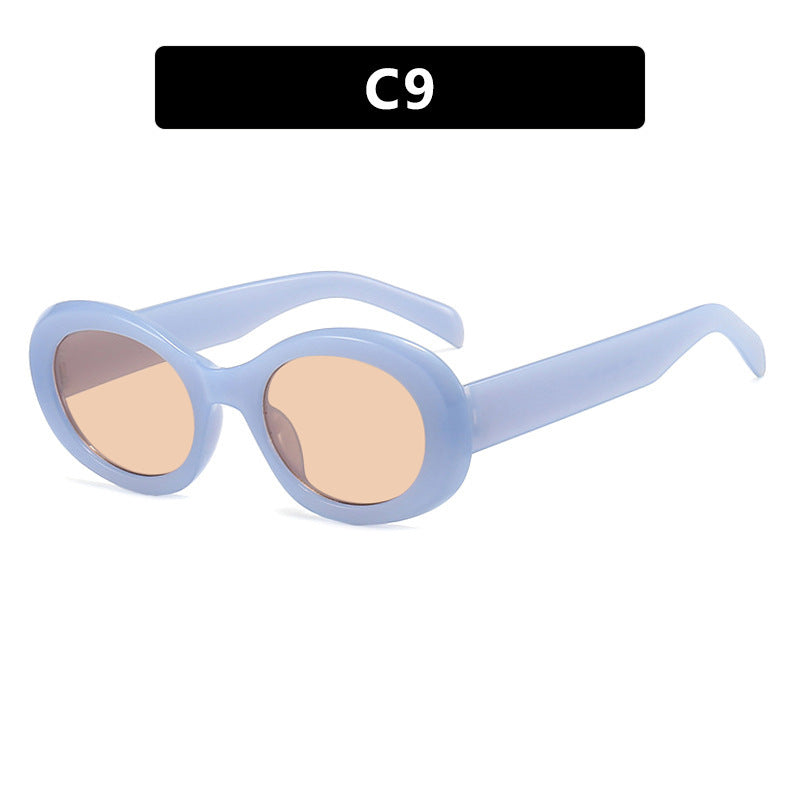 Damen trendige, transparente Sonnenbrille Brehn