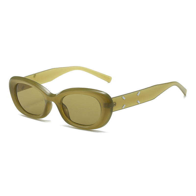 Modebewusste Übergroße Rechteckige Sonnenbrille Brehn