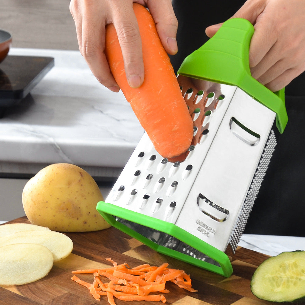 Edelstahl-Küchenreibe mit Ergonomischem Design Brehn