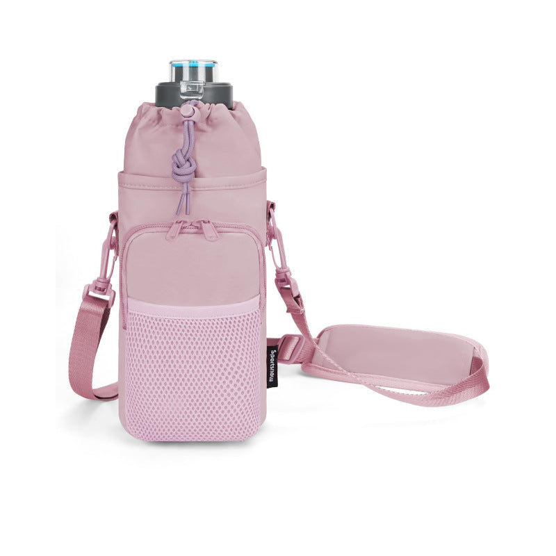 Unisex Wasserflasche mit tragbarem Netzbeutel Brehn