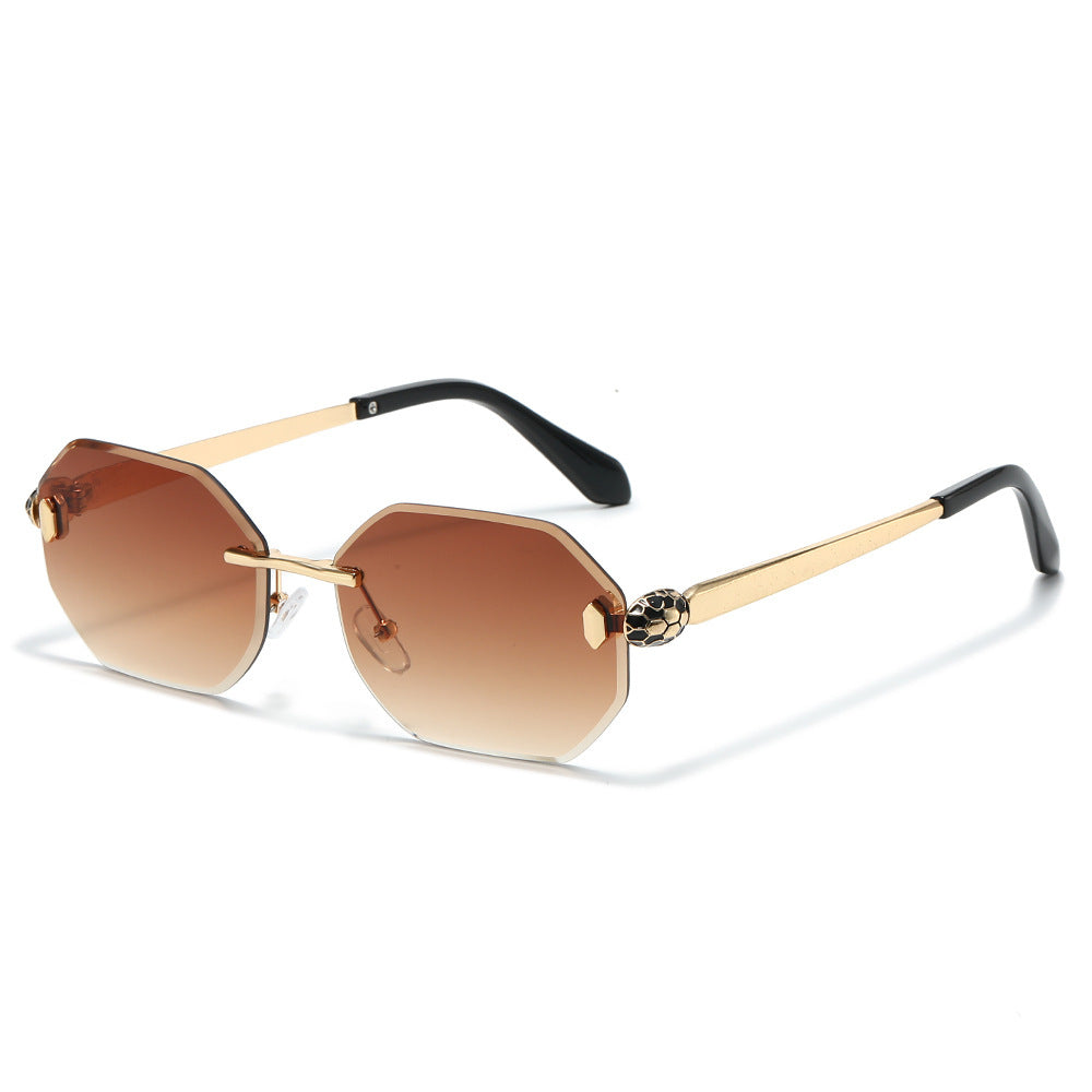 Avant-Garde Geometric Sonnenbrille Brehn