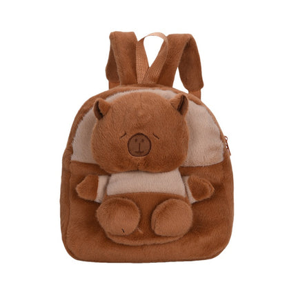 Plüsch Rucksack mit Tierischem Kuschelmotiv Brehn