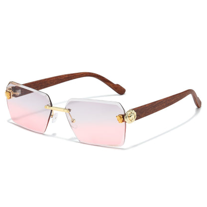 Stylische moderne rechteckige Sonnenbrille Brehn