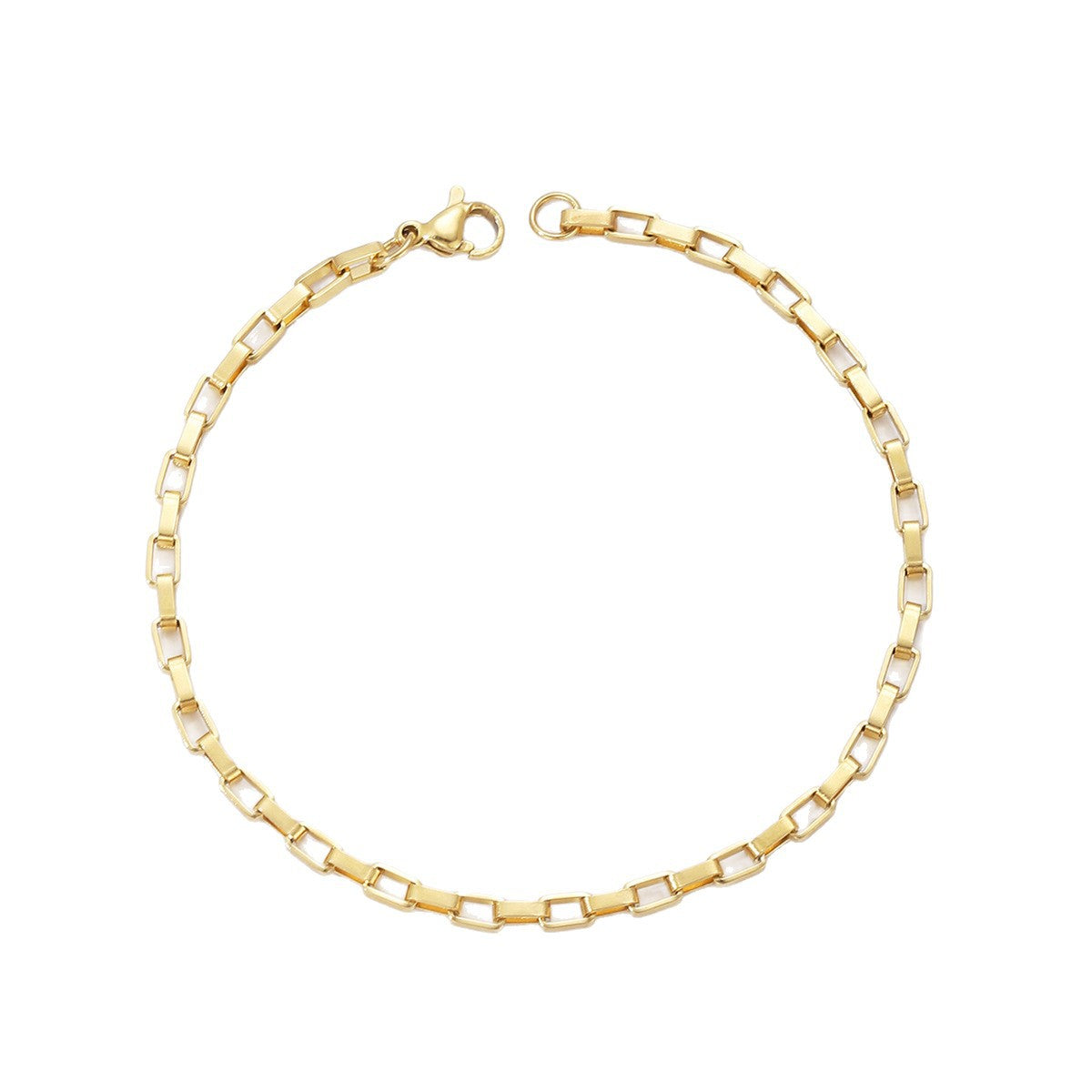 Chunky Rechteckige Gliederkette Brehn