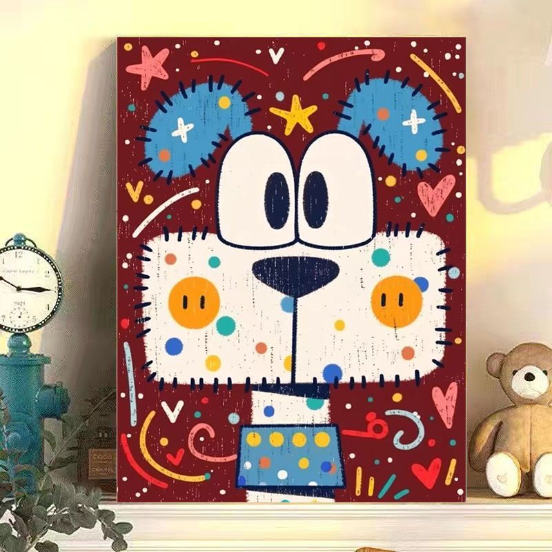 Verspielt Katzen-Themen Leinwand Wandkunst Brehn