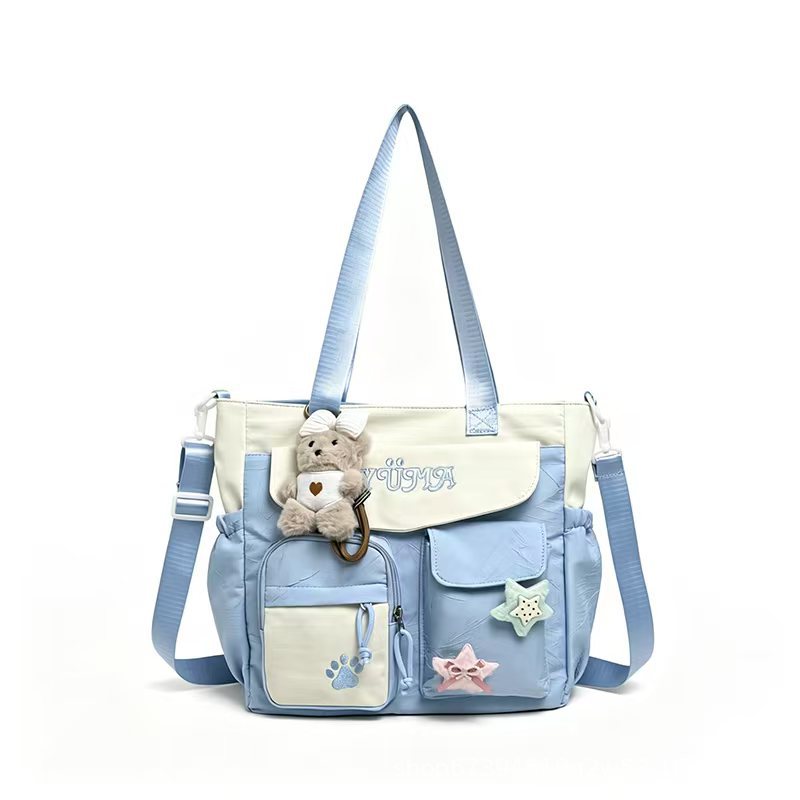 Multi-Funktionale Canvas Schultertasche Brehn