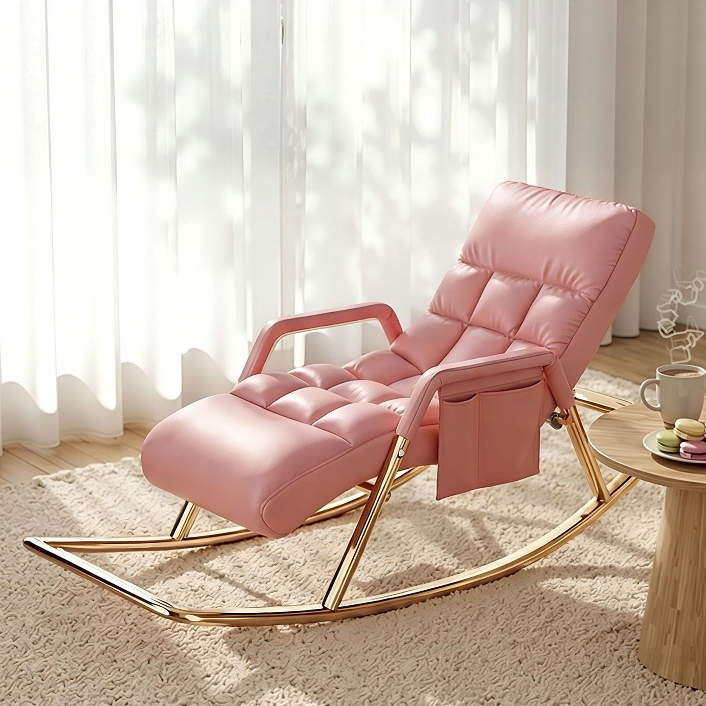Damen Schaukelsessel mit ergonomischem Design und luxuriöser Polsterung Brehn