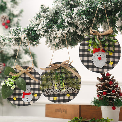 Dekorative Weihnachtsanhänger mit Schneemann-Motiv Brehn