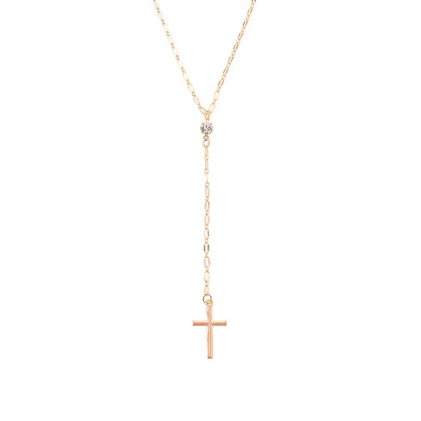 Zart Kreuz Lariat Halskette Brehn