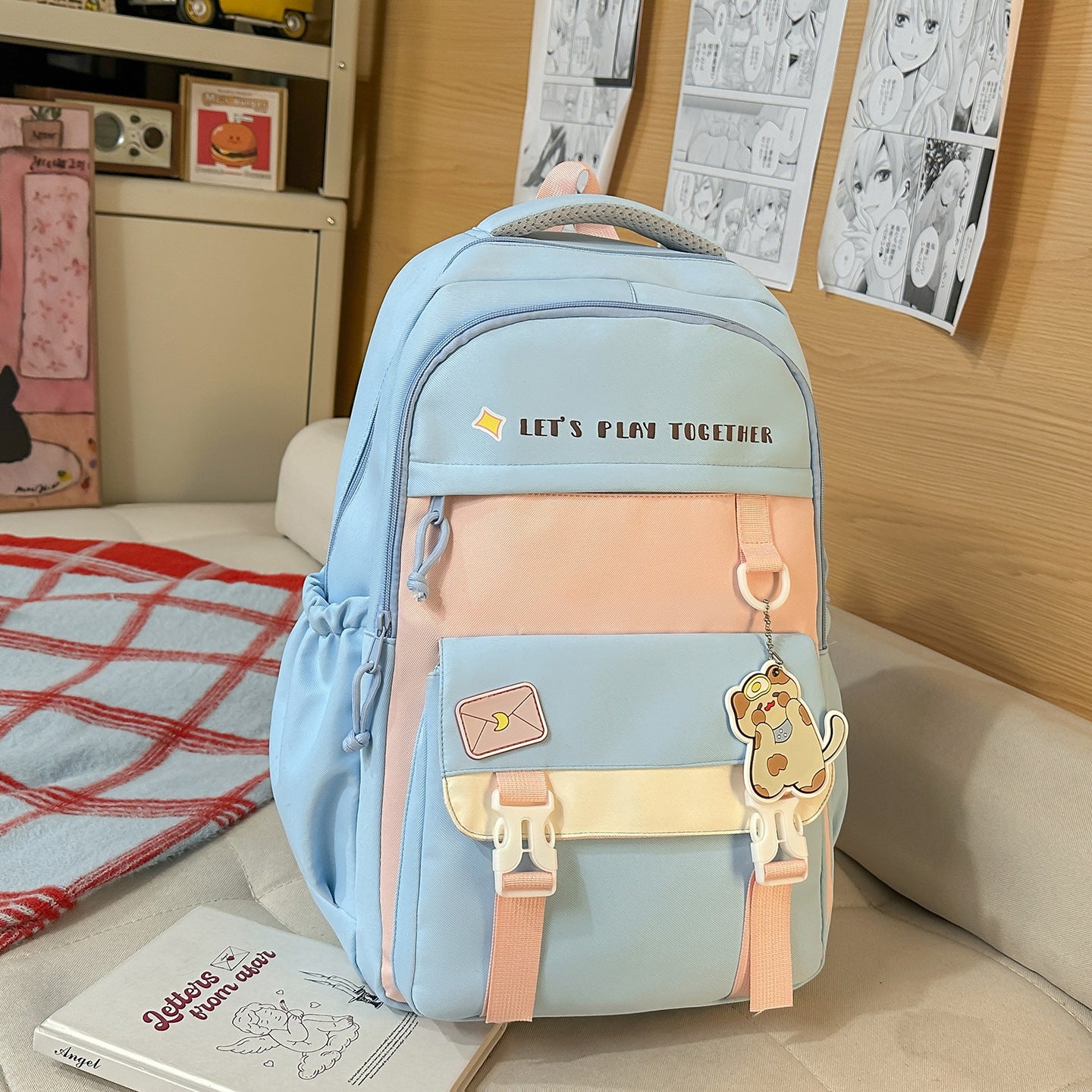 Rucksack mit Verspieltem Design und Innovativen Fächern Brehn