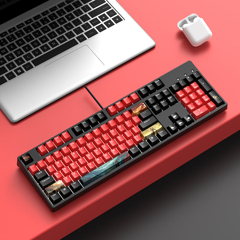 Verdrahtete ergonomische mechanische Tastatur Brehn