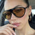 Damen Sportliche Sonnenbrille mit modernem Schutzdesign Brehn
