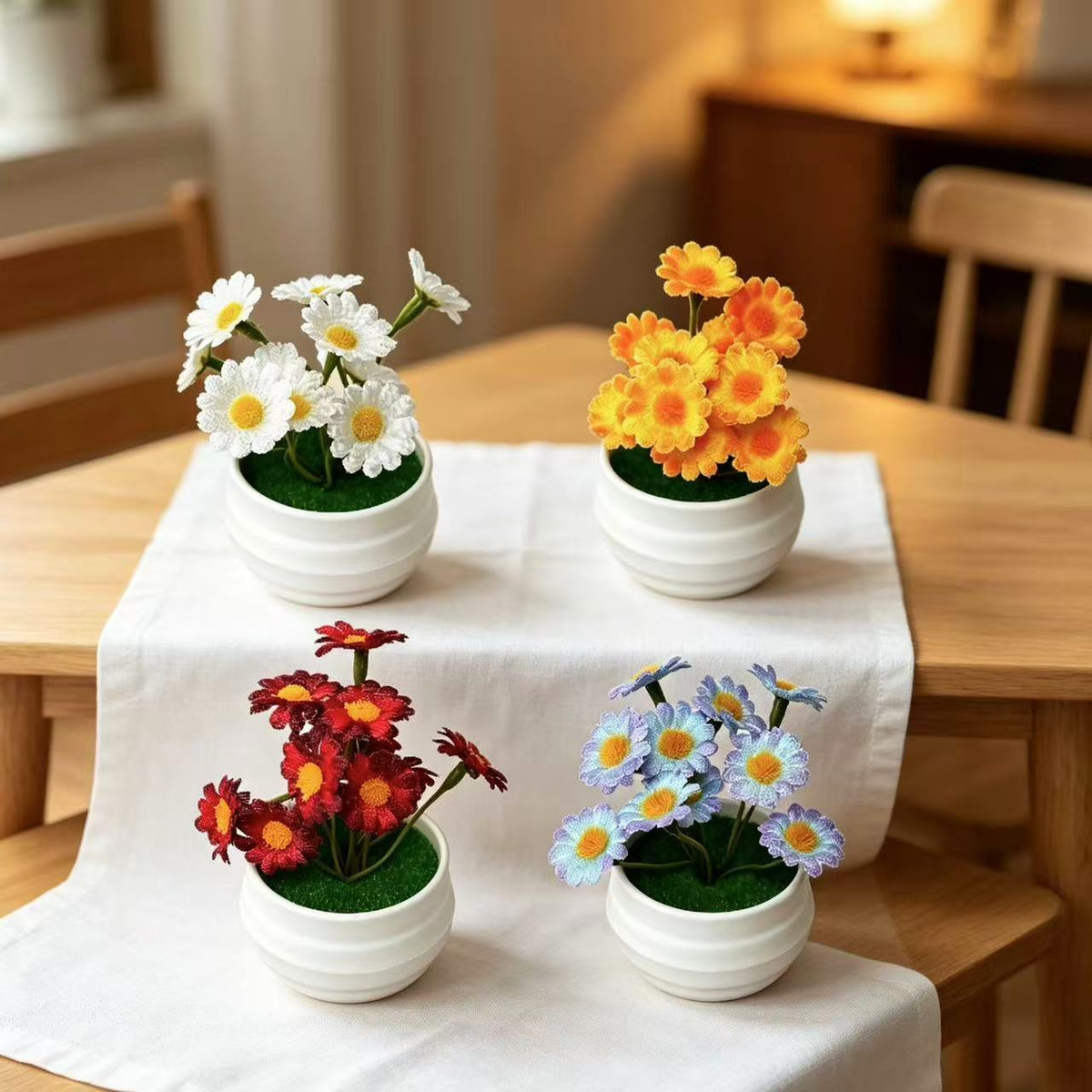 Dekorative Gänseblümchen-Pflanzenanordnung