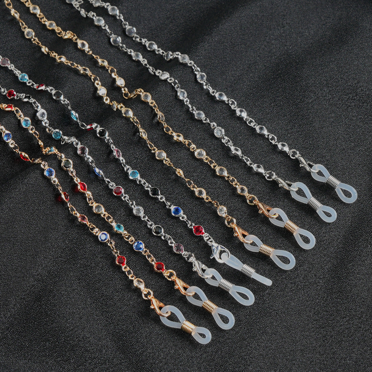 Stylische Edelstein Brillen Kette Brehn
