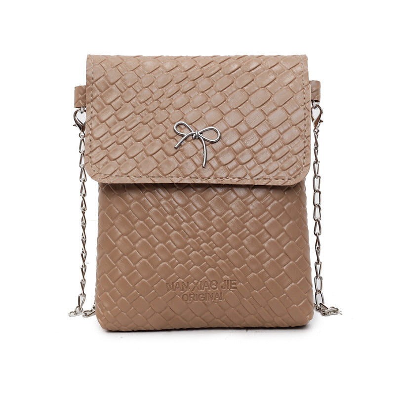 Texturierte Mini-Handtasche