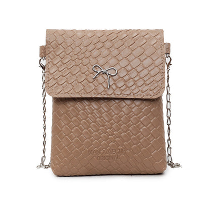 Texturierte Mini-Handtasche