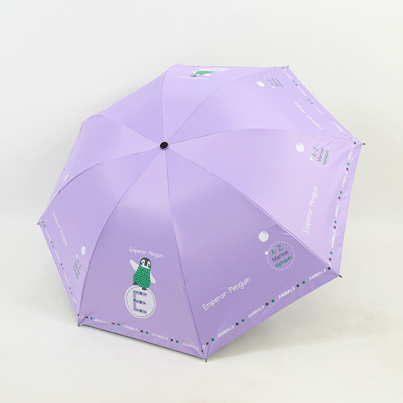 Damen Falt-Regenschirm mit lustigem Tierdesign Brehn