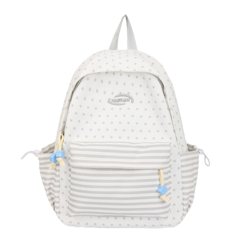 Stylischer Sternmuster Casual Rucksack Brehn