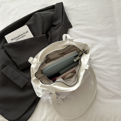 Stern-VERZIERTE RüSCHEN-Handtasche