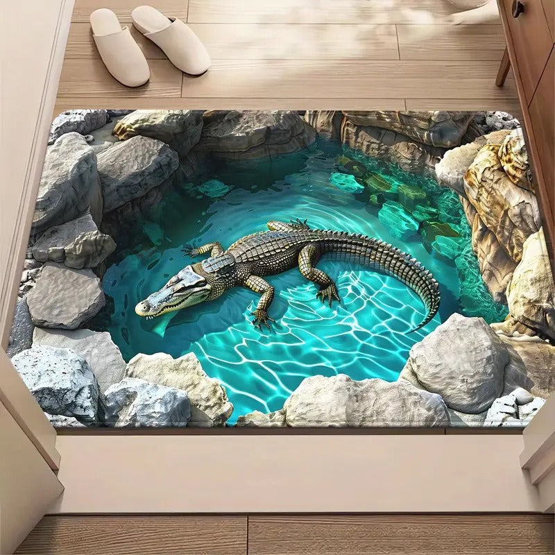 3D Illusions-Willkommensmatte Brehn