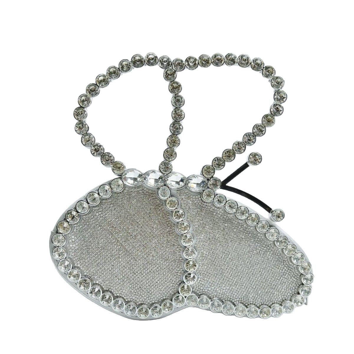 Schmetterlingsförmige Strass Abend-Clutch