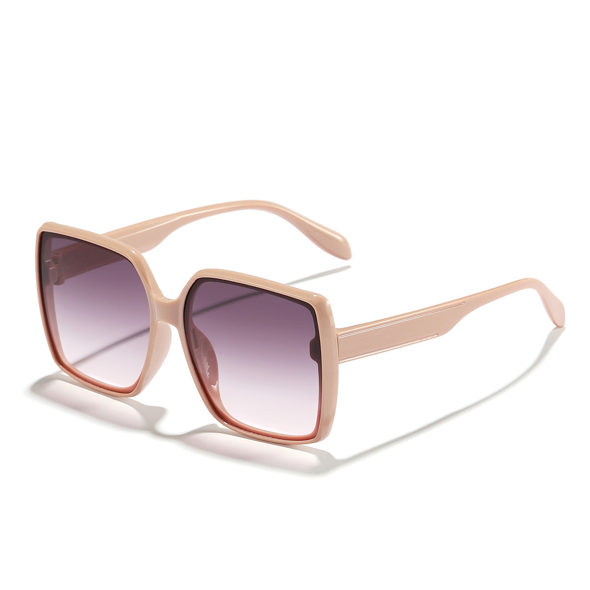 Damen oversized Sonnenbrille mit modernem quadratischen Rahmen und schützenden Gläsern Brehn
