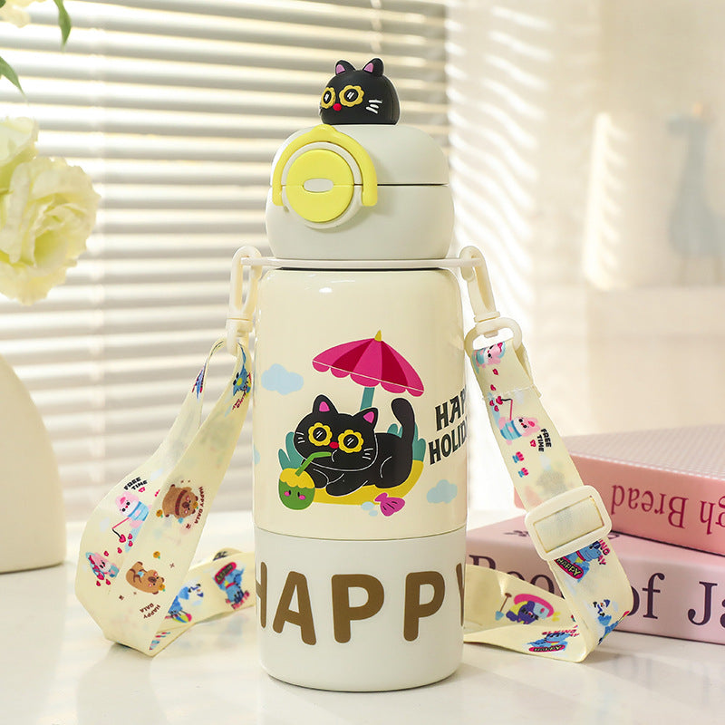 Damen Isolierte Wasserflasche mit tierfreundlichem Design Brehn