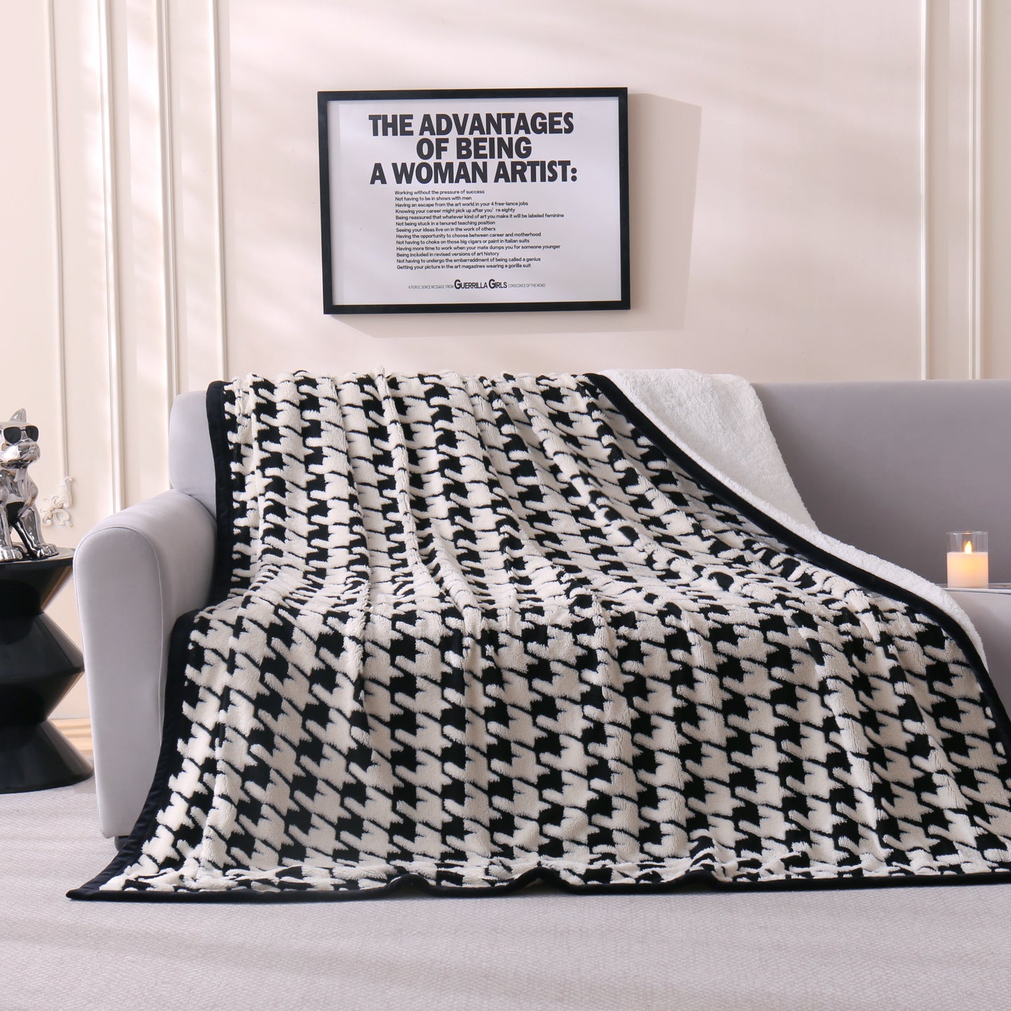 Chic Floral Pattern Wurfdecke Brehn