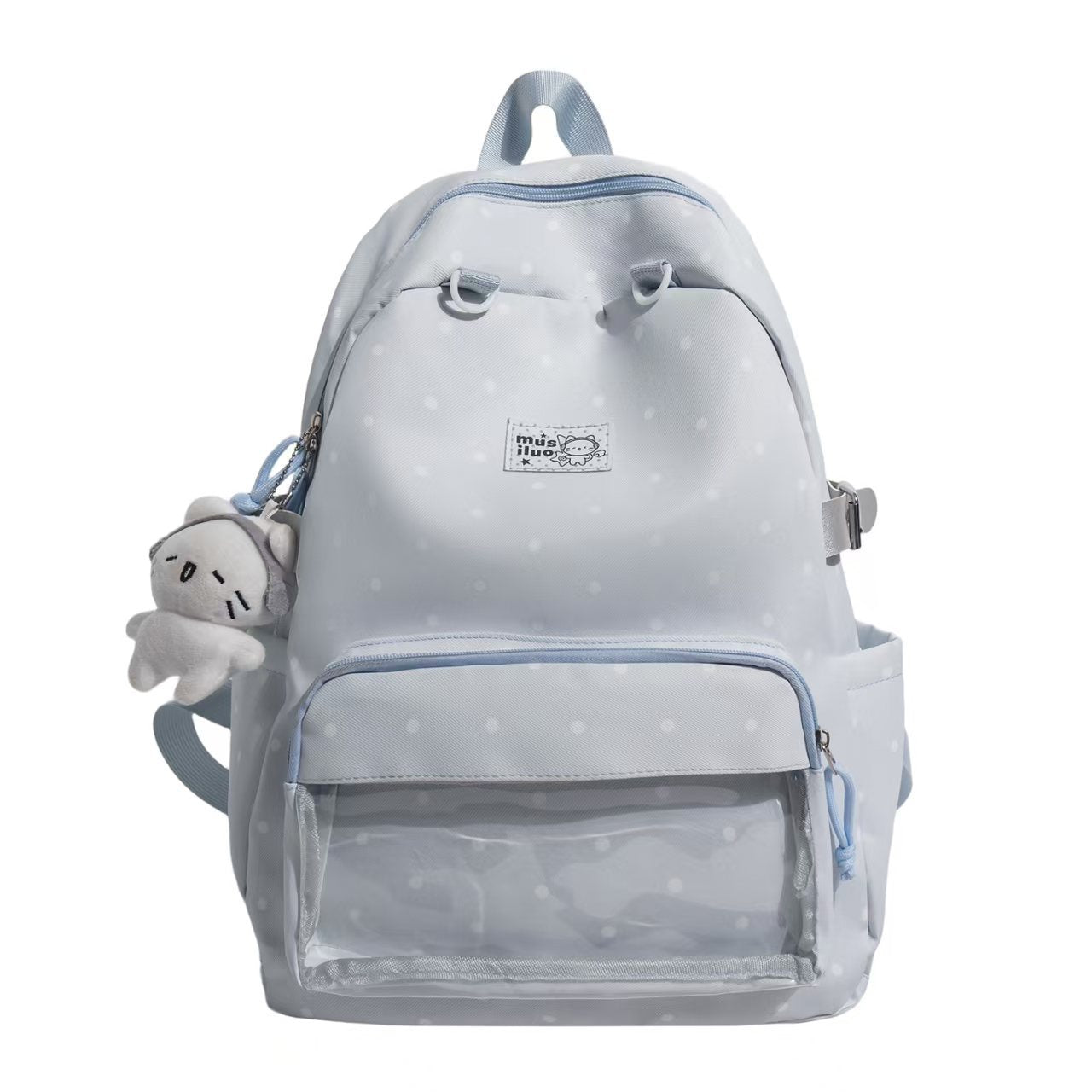 Pünktchen bestickter Rucksack Brehn