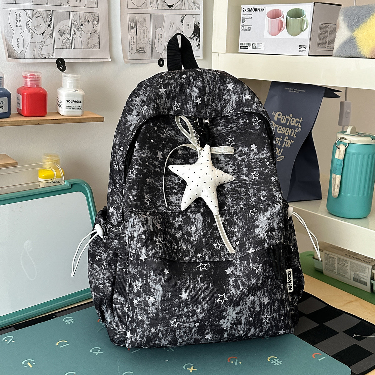 Stylischer Sternen-Druck Rucksack Brehn 1791205508