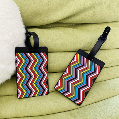 Lebhafte Chevron-Muster Gepäckanhänger Brehn