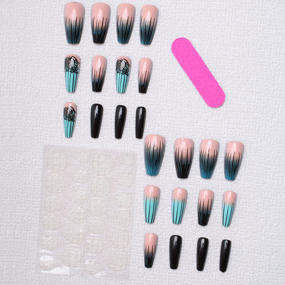 Ombre-Gradient-Nagelkunstverlängerungen Brehn