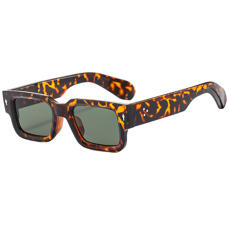 Damen modische quadratische Sonnenbrille mit robustem Rahmen Brehn