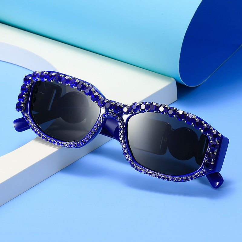 Damen Glamouröse Sonnenbrille mit funkelnden Akzenten Brehn