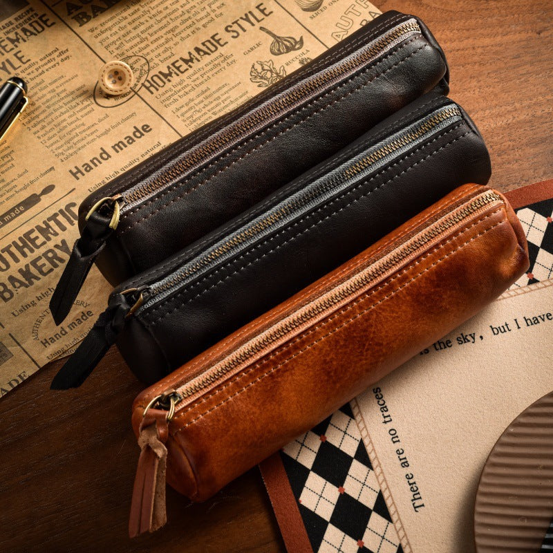 Stylisches Leder Stiftetui