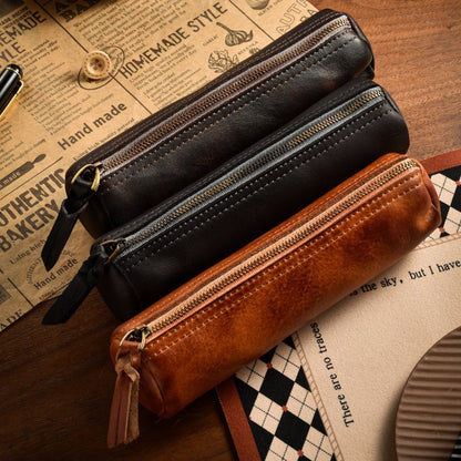 Stylisches Leder Stiftetui