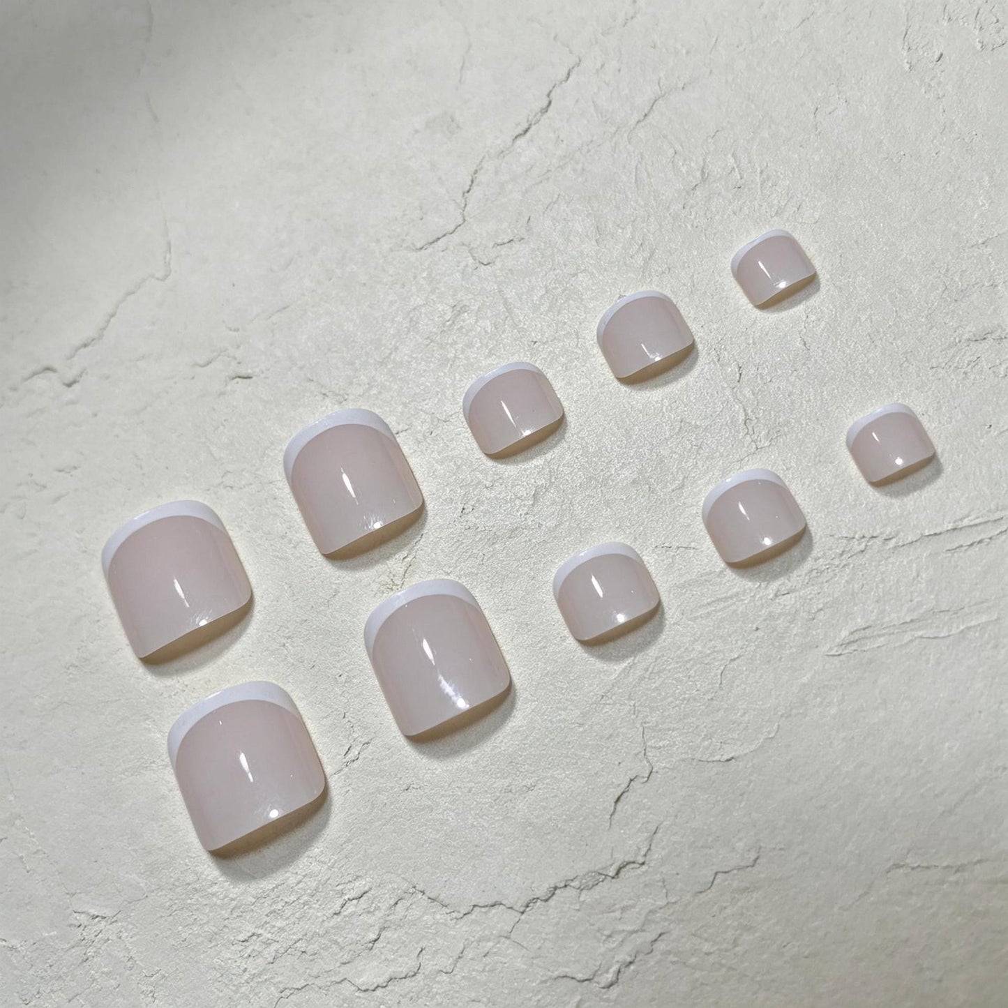 Elegantes Französisches Spitzen-Pedicure-Set Brehn