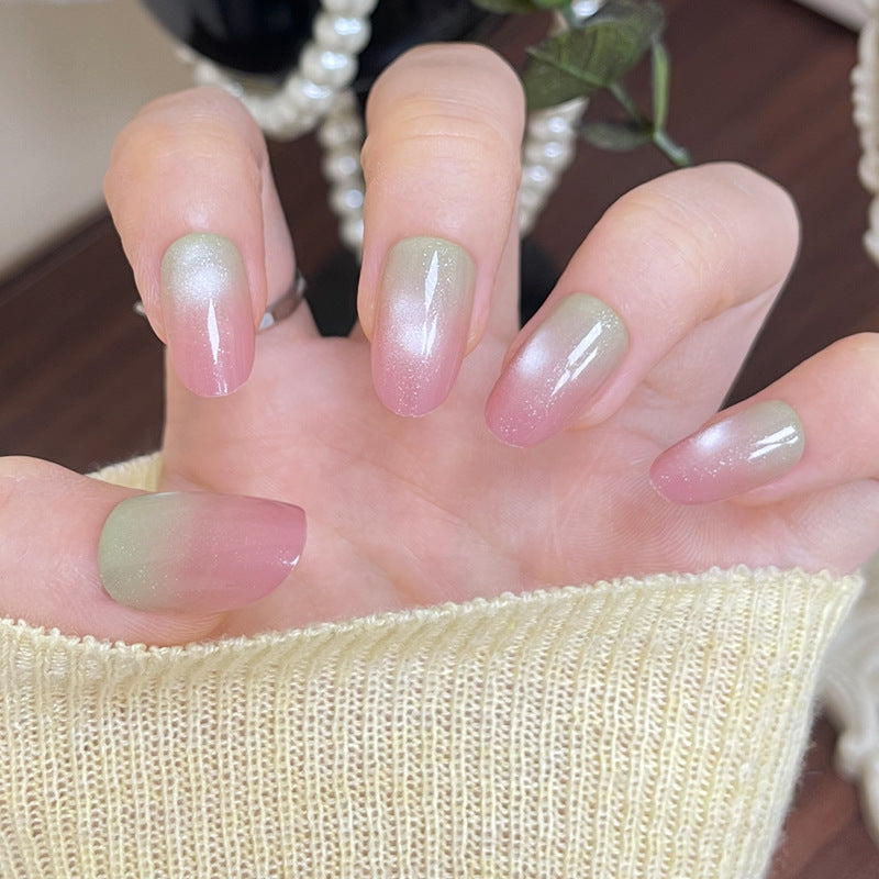 Gradient Ombre Press-On Nail Set Brehn