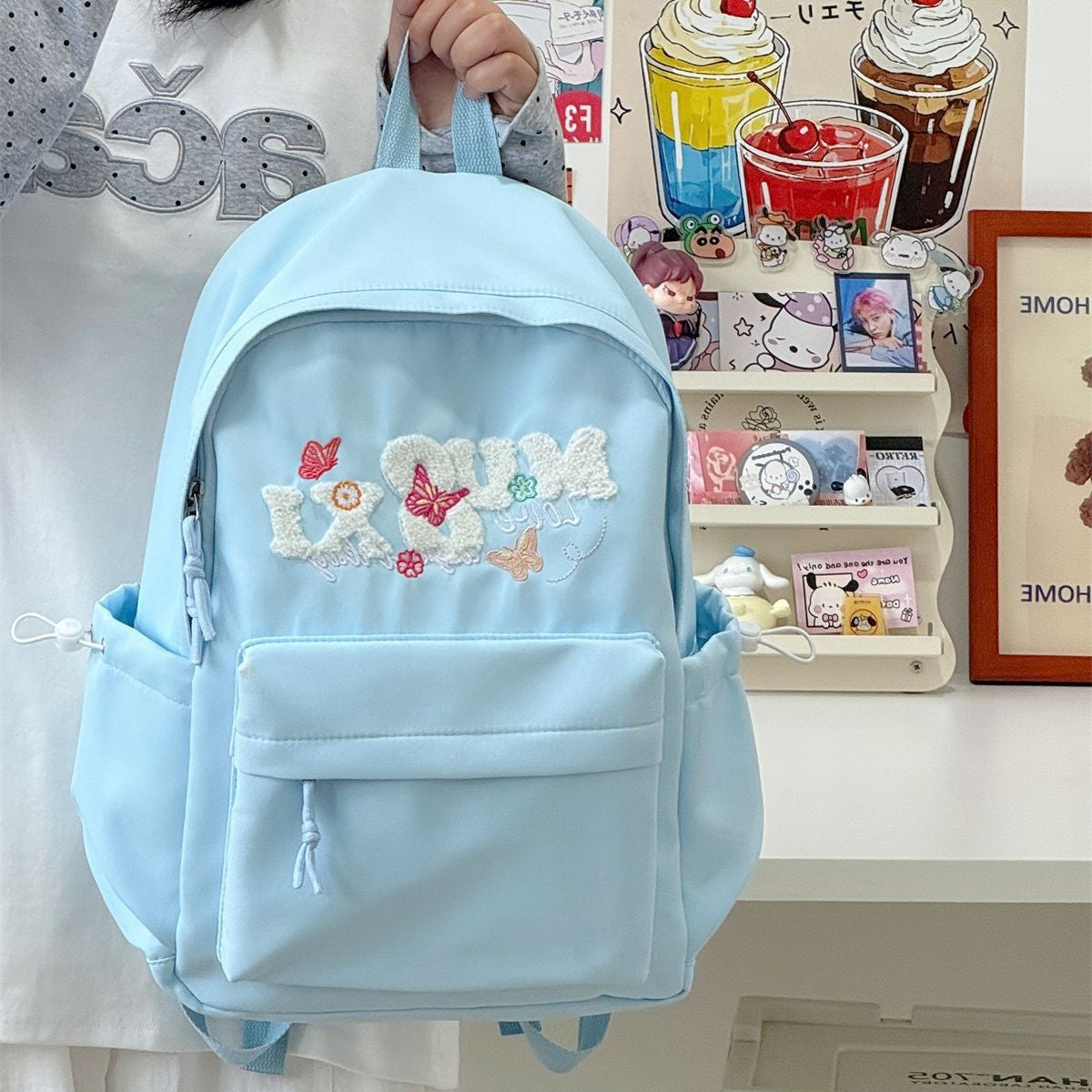 Stylische bestickte Rucksack Brehn 1791204530