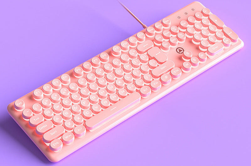 Retro Wireless Keyboard Brehn