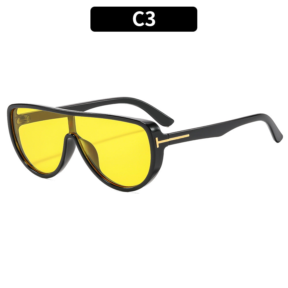 Elegante Übergroße Modische Schutzsonnenbrille