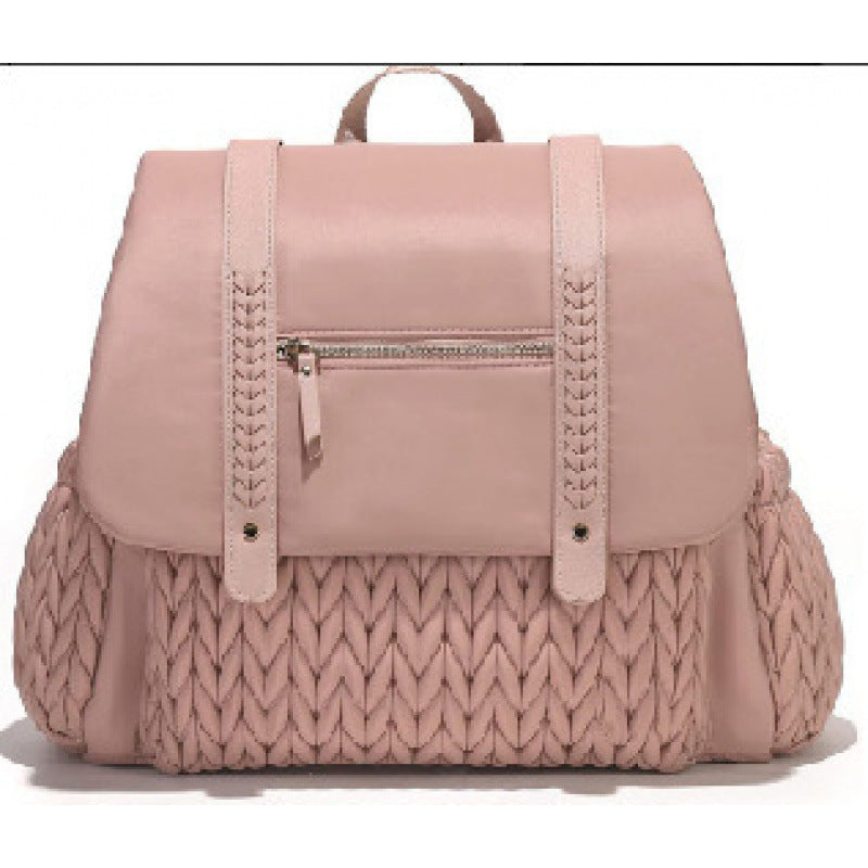 Gepolsterter Rucksack mit Geflochtenem Design Brehn