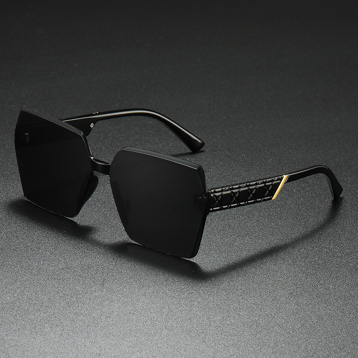 Luxuriöse Übergroße Sechseckige Sonnenbrille Brehn