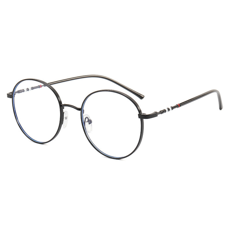 Damen modische runde Sonnenbrille mit elegantem Metallrahmen Brehn